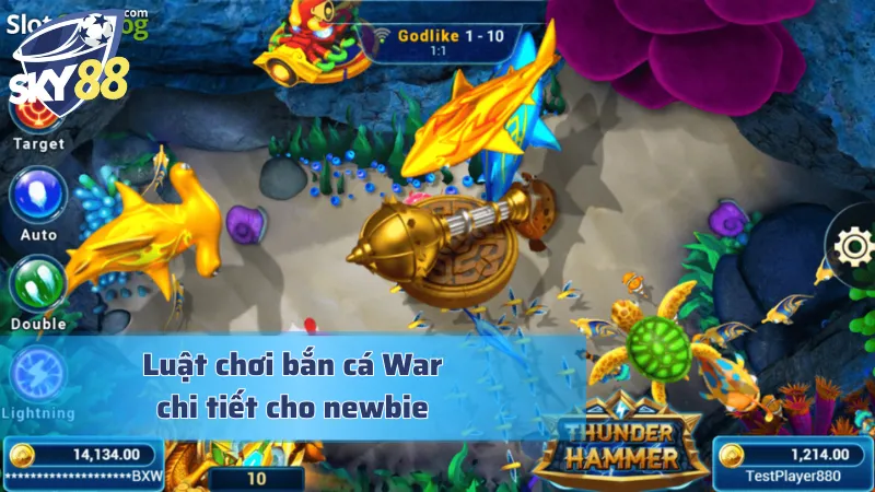 Fishing War: Đại Chiến Săn Cá Đầy Thách Thức Cho Cược Thủ Giải thích chi tiết luật chơi bắn cá War cho người mới