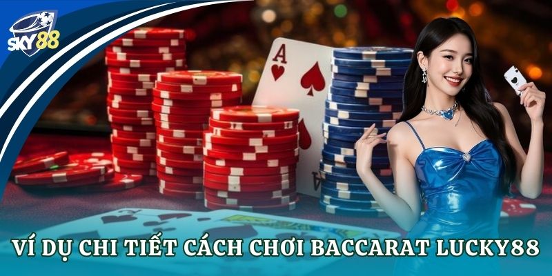 Baccarat Lucky88 – Kinh nghiệm và mẹo thắng đỉnh cao Ví dụ chi tiết cách chơi Baccarat Lucky88